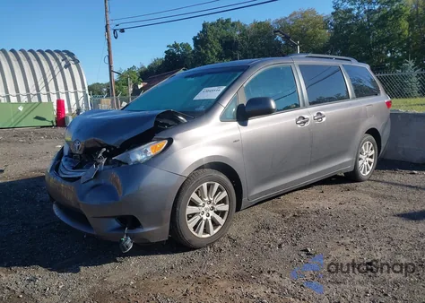 2017 Toyota Sienna Xle 7 Passenger from USA, damaged, VIN 5TDDZ3DCXHS176849